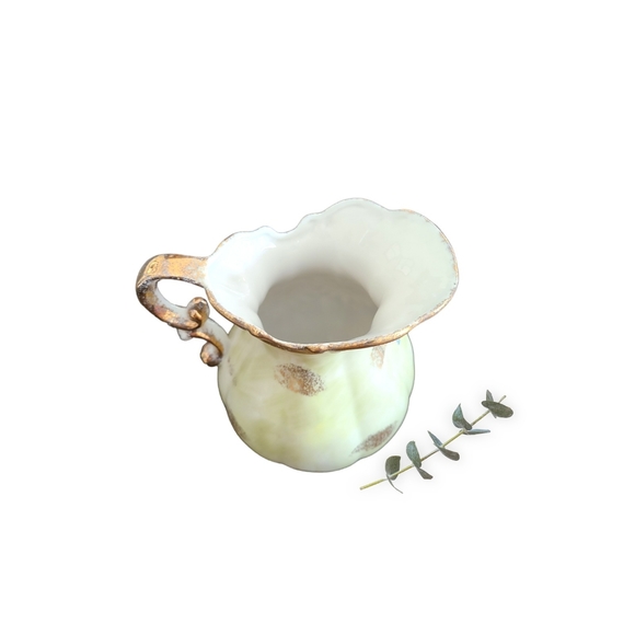 Vintage Arnart 5th Ave Hand Painted Floral Pitcher - Picture 4 of 5